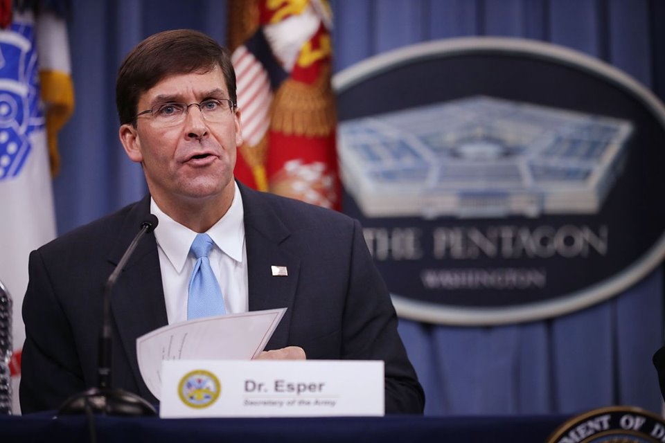 Сенат США назначил Марка Эспера главой Пентагона