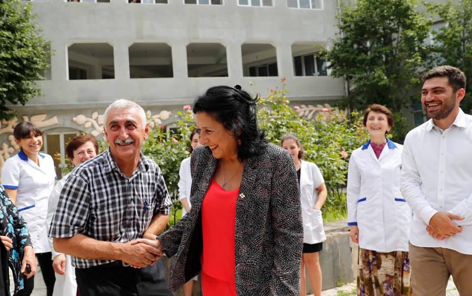 President of Georgia visiting Kakheti region (Photo)