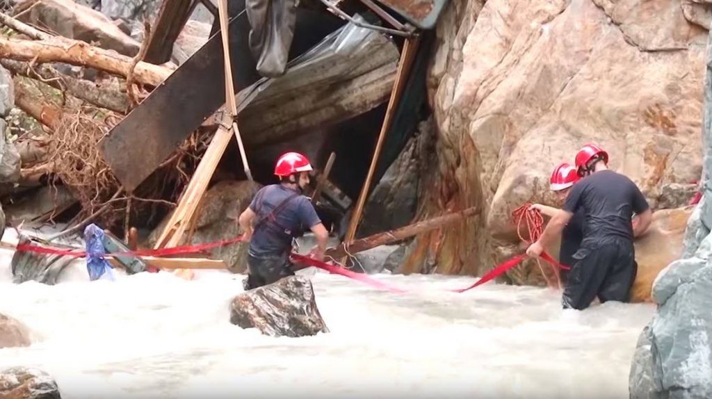 Rescuers found dead body of another person, killed in road accident in Tusheti