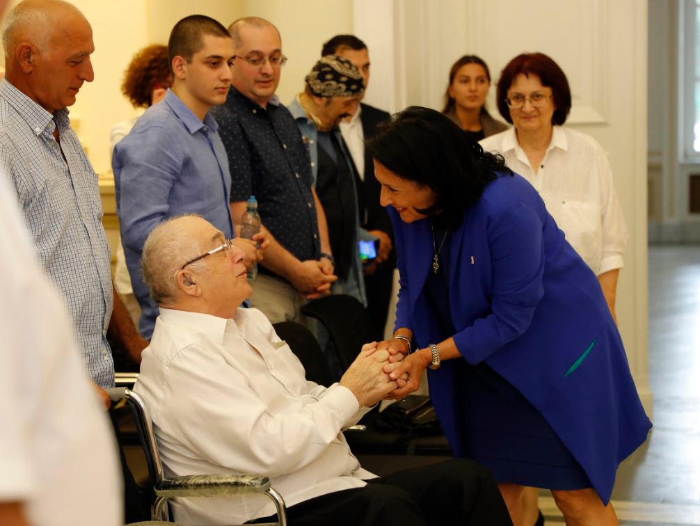 President Zurabishvili Awards Tamaz Tkemaladze with Medal of Honor