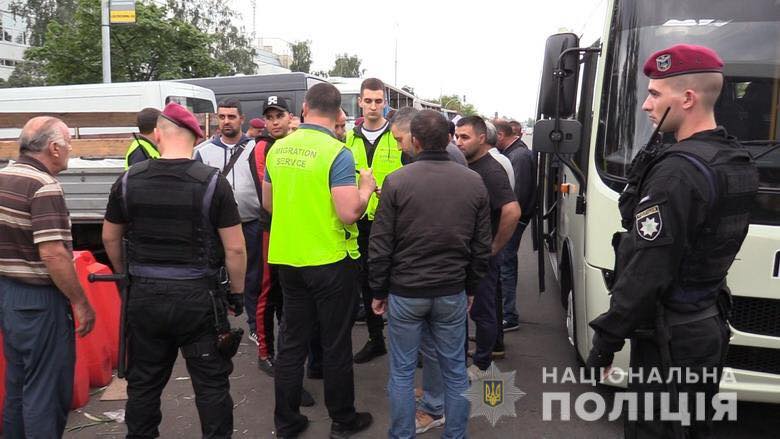 В Киеве задержаны 119 нелегальных мигрантов, в том числе граждане Грузии