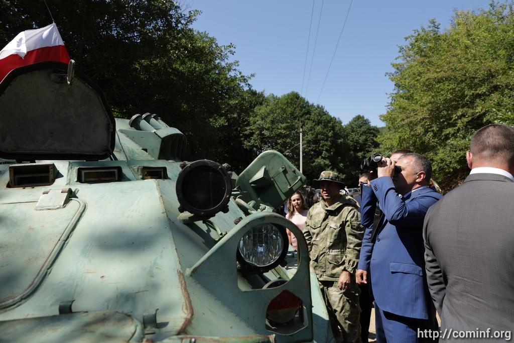 Оккупационный режим Цхинвали провел рейд в Знаурском районе используя бронетехнику