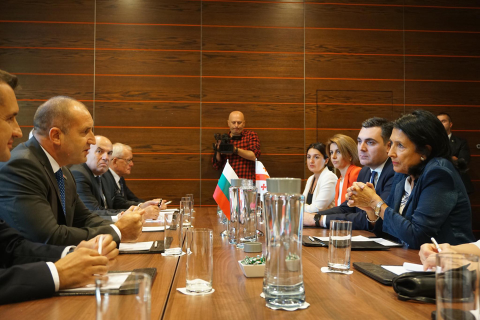 Salome Zurabishvili met Bulgarian President in Warsaw