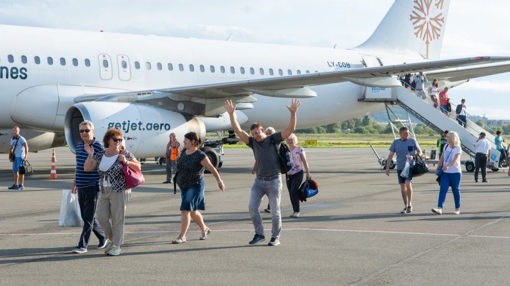 First charter flight Vilnius-Batumi carried out