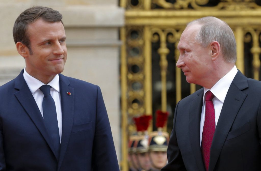 Между президентами России и Франции состоялся телефонный разговор по вопросу Украины