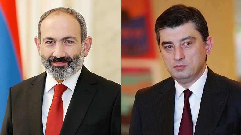 Никол Пашинян поздравил Георгия Гахария с утверждением на посту премьер-министра