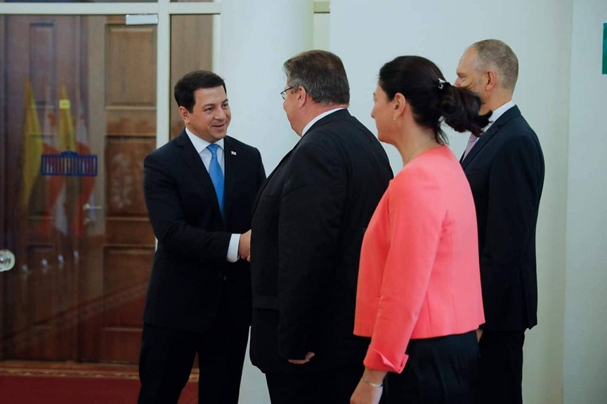 Арчил Талаквадзе встретился с министром иностранных дел Литвы