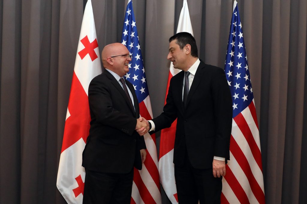 Георгий Гахария провел первую официальную встречу с и.о. заместителя помощника госсекретаря США в ранге премьер-министра