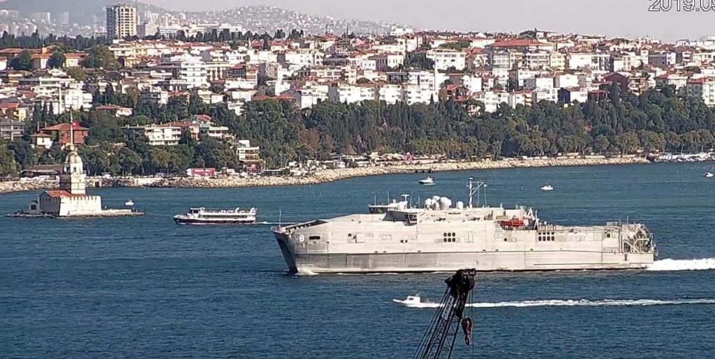 "Bosphorus Observer" - В Черное море вошел американский экспедиционно-транспортный корабль