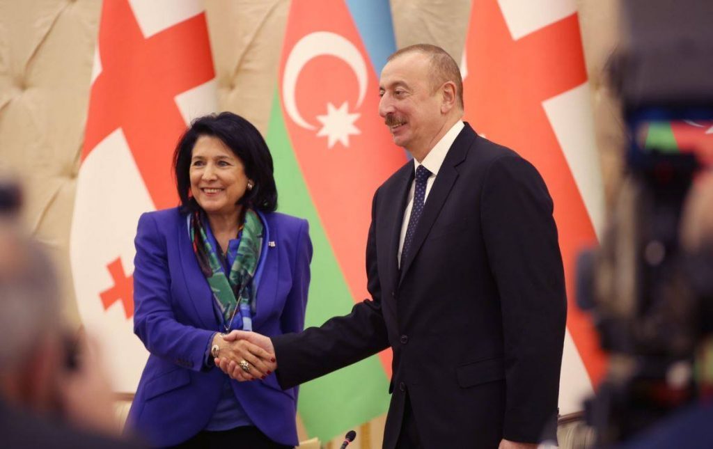 Salome Zurabishvili and Ilham Aliyev held phone conversation