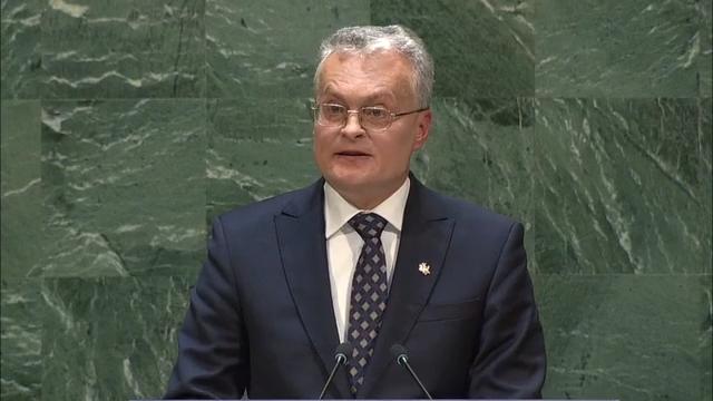 Президент Литвы - Литва продолжает поддерживать территориальную целостность Грузии
