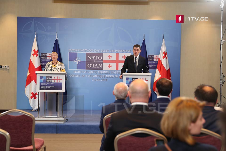 Giorgi Gakharia: We expect that cooperation, transformed into Georgia's highest compatibility with NATO, finally be translated into real results