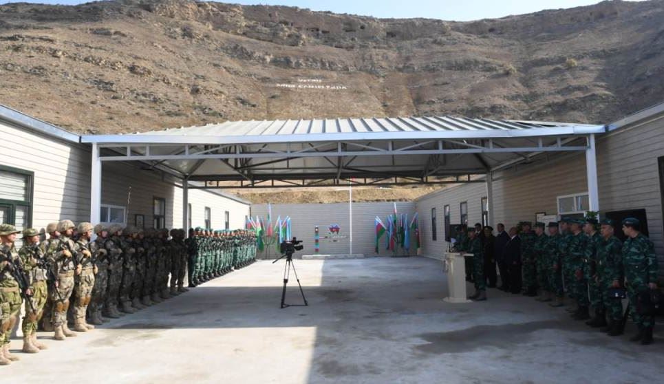 Azerbaijani opened new border post on David Gareji section