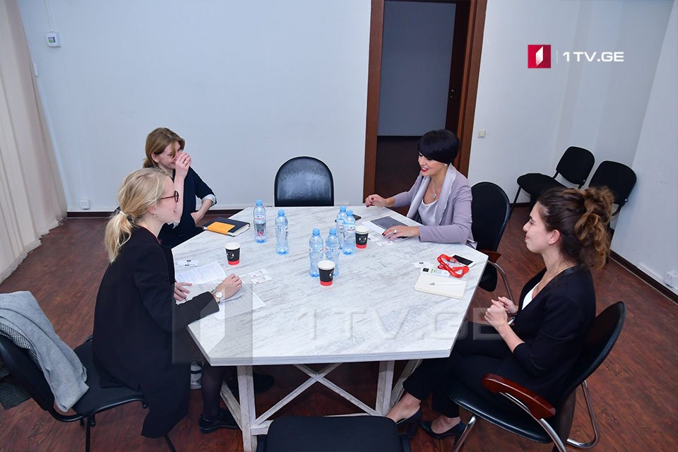Գենդերային հավասարության հարցերի կապակցությամբ Թինաթին Բերձենիշվիլին հանդիպել է Եվրոպայի խորհրդի ներկայացուցիչների հետ