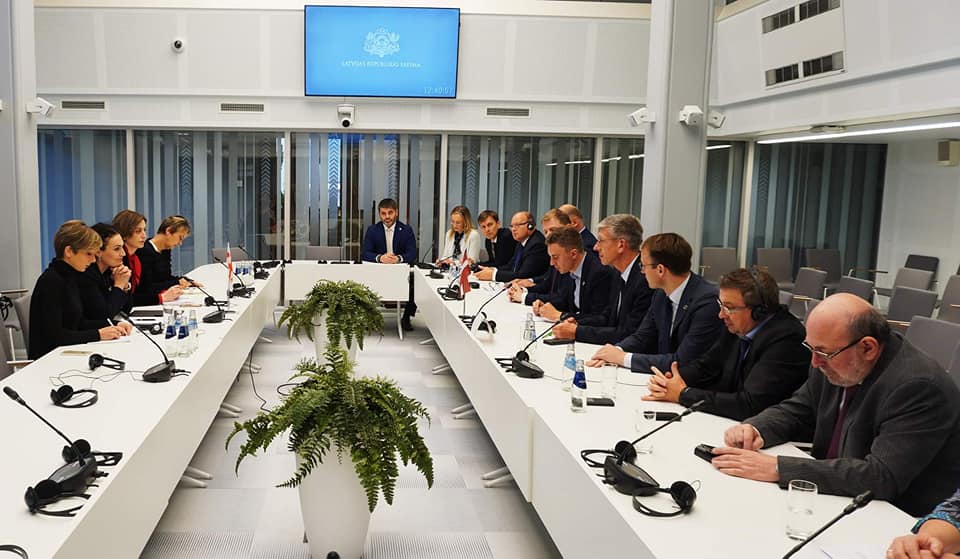 Ketevan Tsikhelishvili met with members of Parliamentary Friendship Group in Riga