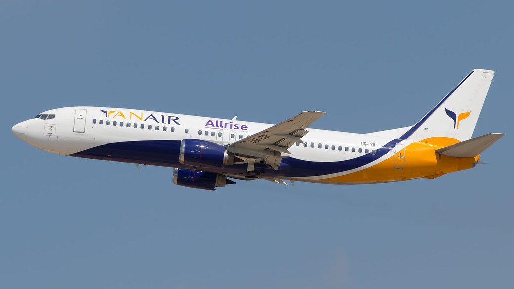 Авиакомпания "Yanair" на Новый год выполнит 12 дополнительных рейсов между Грузией и Украиной
