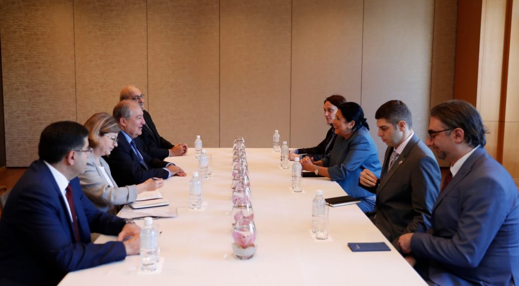 Հայաստանի և Վրաստանի նախագահները հանդիպել են Տոկիոյում