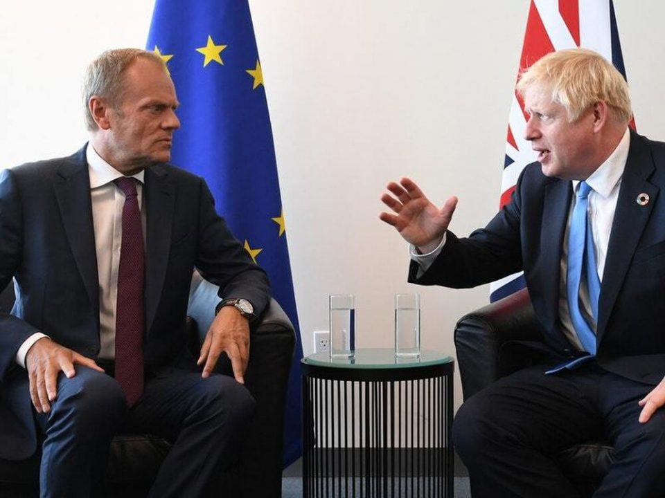EU's Tusk tells Johnson on phone call why he recommending Brexit extension