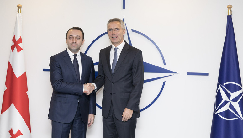 По информации НАТО, сегодня Йенс Столтенберг встретится с Ираклием Гарибашвили