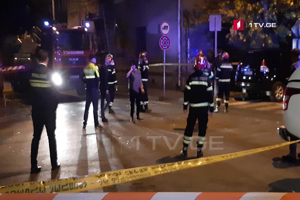 В результате взрыва на улице Тевдоре Мгвдели пострадал один человек
