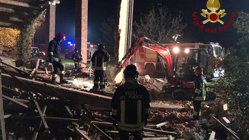 Իտալիայում պայթյունի հետևանքով զոհվել է երեք հրշեջ