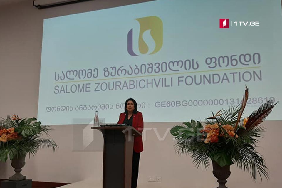 Учрежден Фонд Саломе Зурабишвили
