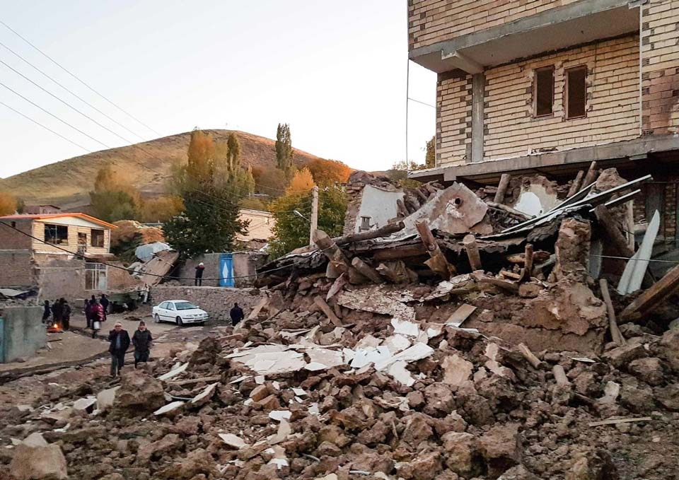 Իրանում ուժգին երկրաշարժի հետևանքով զոհվել է 6 մարդ, տուժել՝ ավելի քան 500-ը