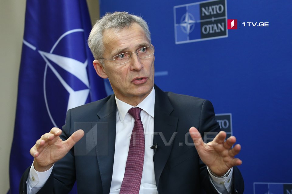 Йенс Столтенберг - Мы продолжаем призывать Россию отозвать признание Южной Осетии и Абхазии и вывести войска