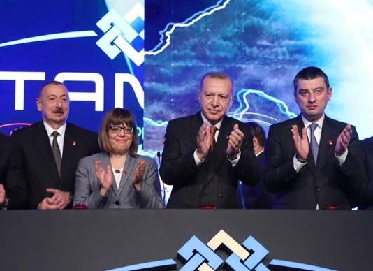 Georgian PM, together with Recep Tayyip Erdogan and Ilham Aliyev, Inaugurates TANAP in Turkey