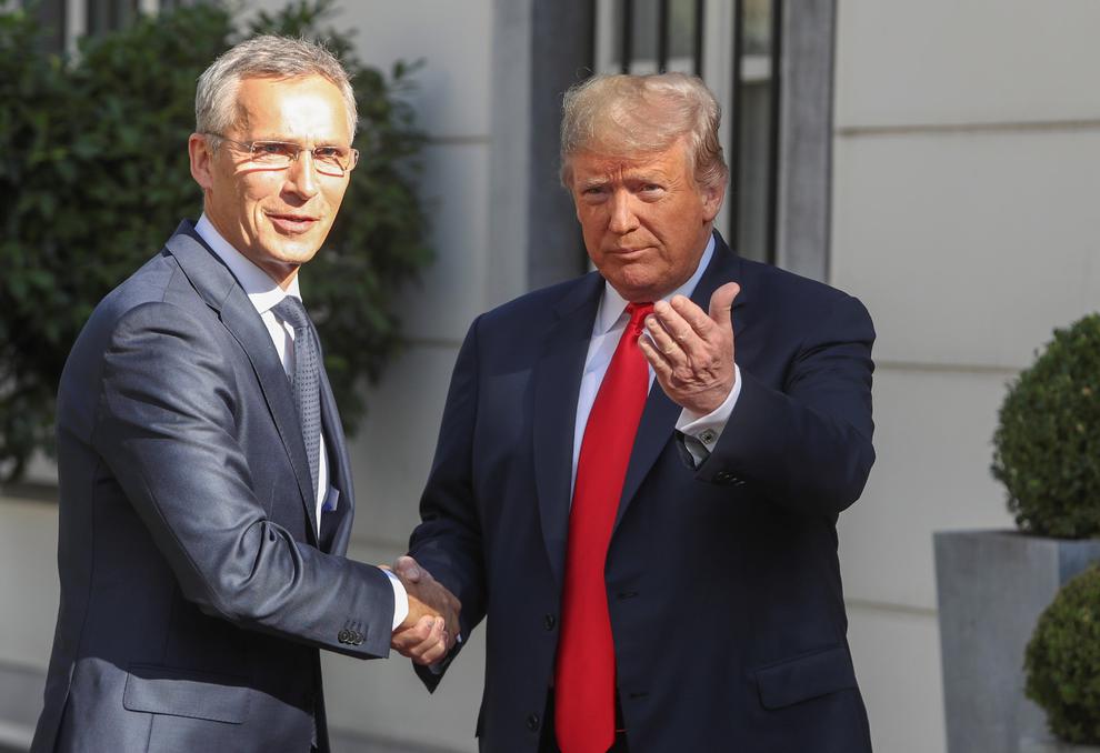 Президент США встретится с генеральным секретарем НАТО в Лондоне