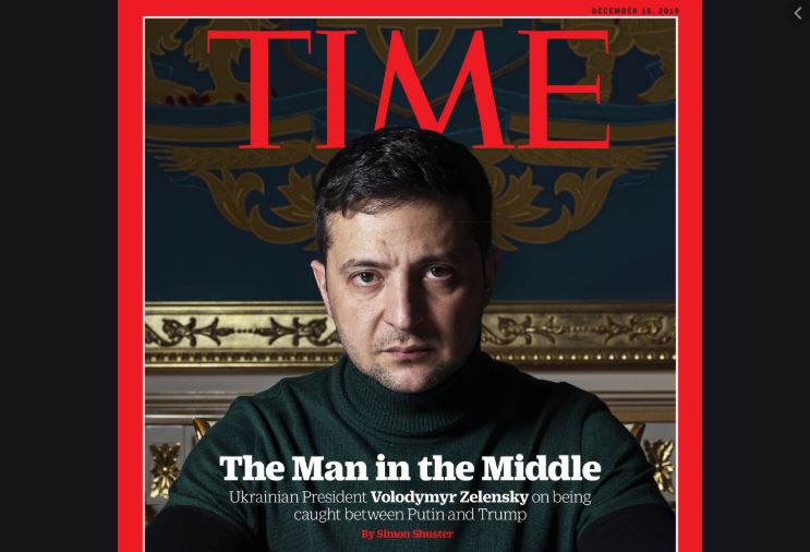 'Between Trump and Putin': Ukraine’s President first hit cover of Time