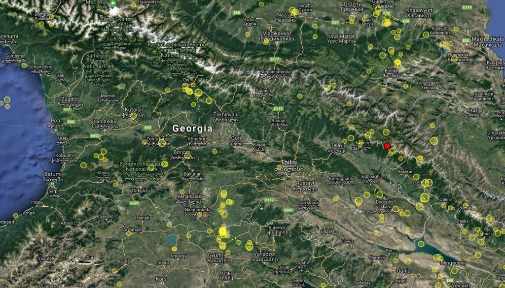 Earthquake with magnitude 3.2 hits Georgia
