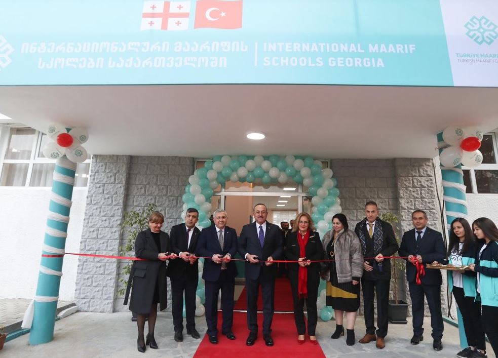 Turkish Foreign Minister opened International Maarif Schools Georgia