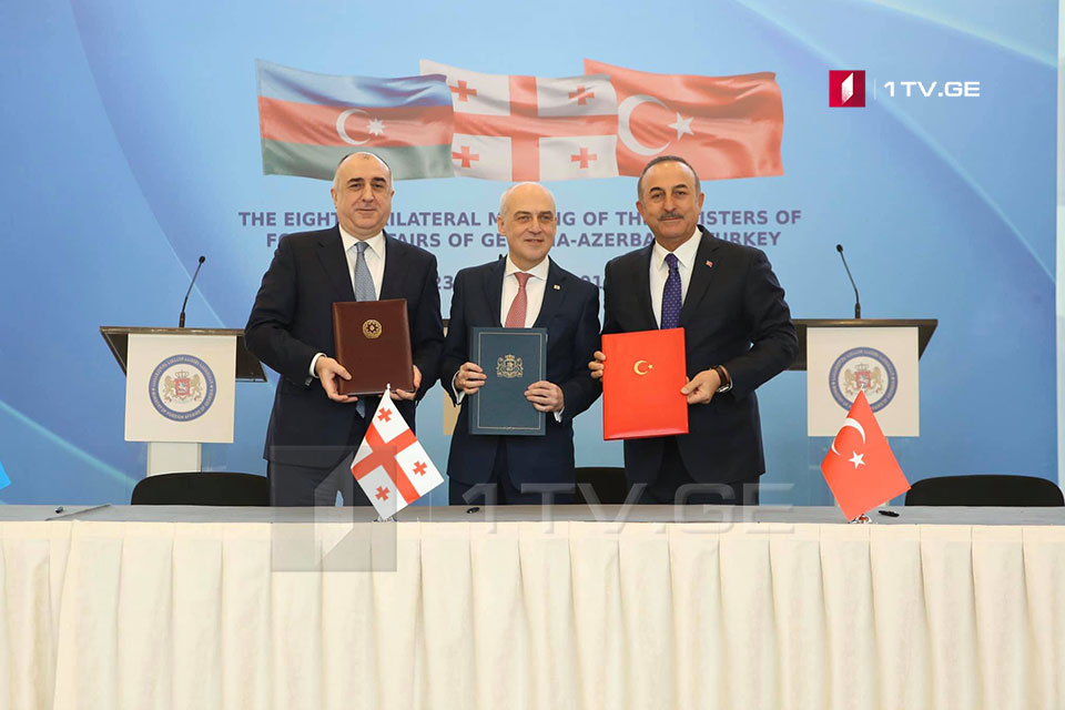 Georgia, Azerbaijan, and Turkey signed a co-operation plan 