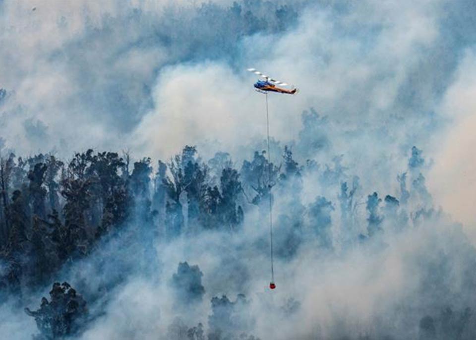 Пожарный-доброволец погиб в результате сильного пожара в Австралии