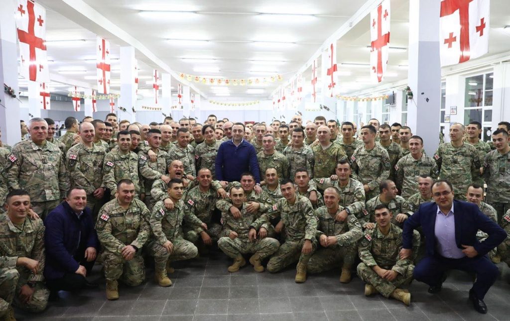 Defense Minister meets New Year together with soldiers