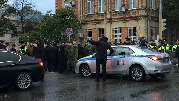 Shooting at Administration of de-facto President of occupied Abkhazia