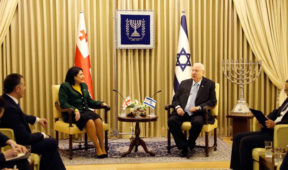 Presidents of Georgia and Israel spoke about Georgia's occupied territories