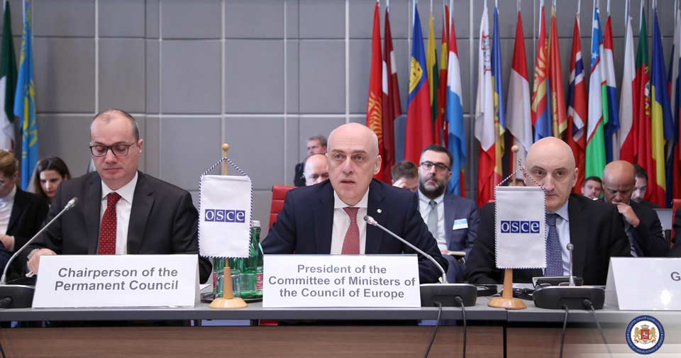Դավիթ Զալկալիանին ԵԱՀԿ-ի մշտական կոմիտեին ներկայացրել է Եվրոպայի խորհրդի Վրաստանի նախագահության առաջնահերթությունները