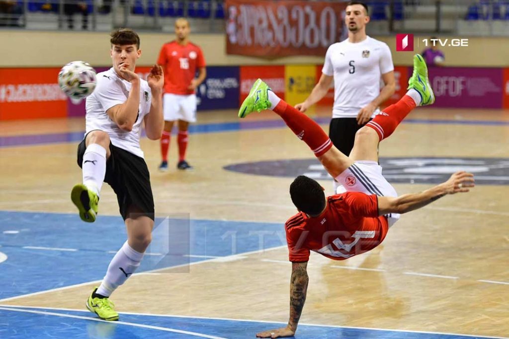 Mini-futbol - Gürcüstan yığması rəqibini 9:2 hesabı ilə məğlubiyyətə uğratdı