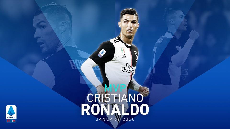 Kriştiano Ronaldo yanvarda "A" seriyasının ən yaxşı futbolçusu oldu