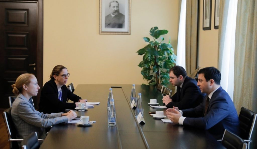 Арчил Талаквадзе встретился с послом США в Грузии Келли Дегнан