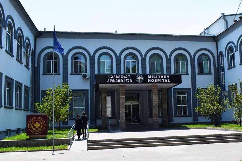 Georgia sets up quarantine zone at Gori Military Hospital