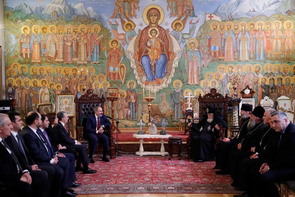 Armenian PM – I had a truly inspirational meeting with Georgia’s Catholicos-Patriarch