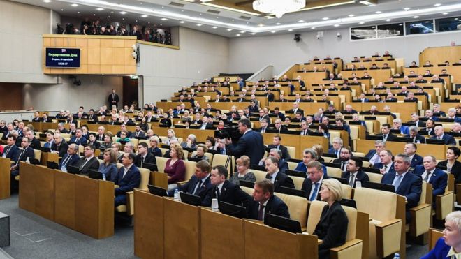 Ռուսաստանի պետդուման երրորդ ընթերցմամբ հաստատել է սահմանադրական ուղղումը, որի համաձայն, Վլադիմիր Պուտինը կարող է նախագահական ընտրություններին մասնակցել  2024 թվականին
