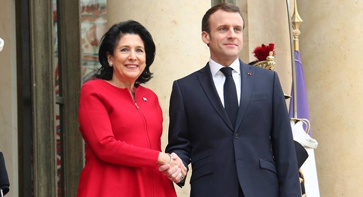 Emmanuel Macron's letter to  Salome Zurabishvili: I wish you and Georgian people happiness and prosperity, you can count on France's support