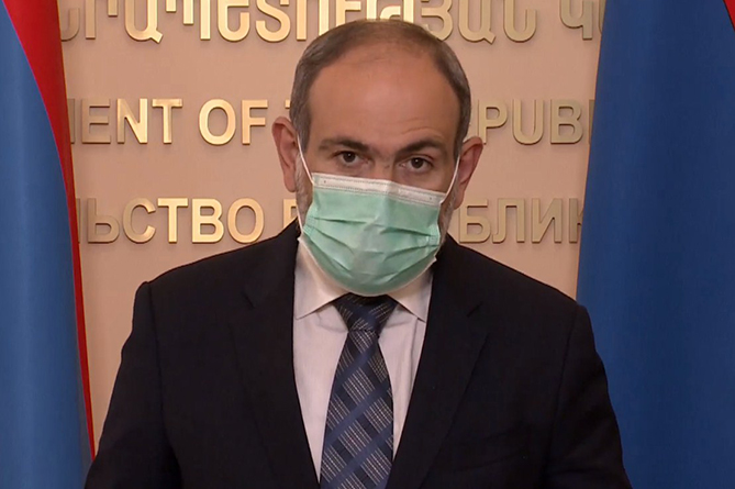 Никол Пашинян - Если такой темп сохранится, Армения достигнет итальянского уровня распространения коронавируса