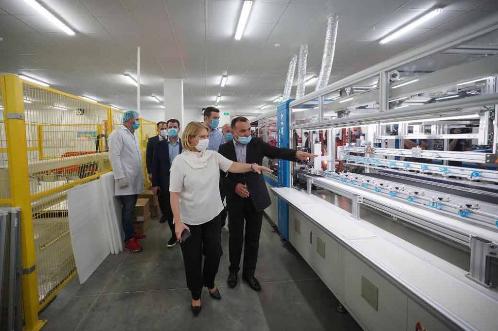 Minister of Economy – AE Solar Company sent first portion of production from Georgia to U.S.