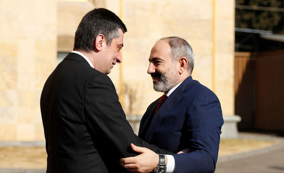 Giorgi Gakharia congratulates Nikol Pashinyan on birthday