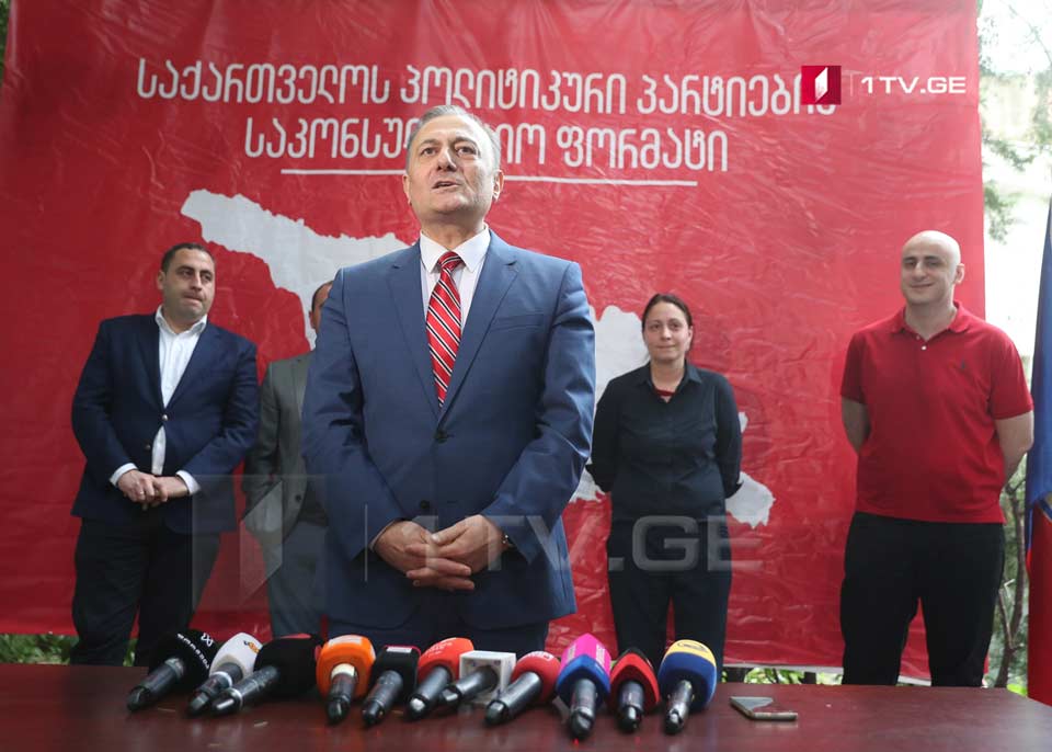 Opposition names united Majoritarian candidates in 6 constituencies of Tbilisi